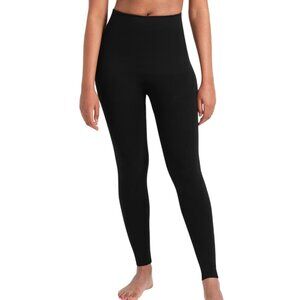 Shapermint Empetua Seamless Comfort Mid-Waist Shaping Leggings Black MED 41005